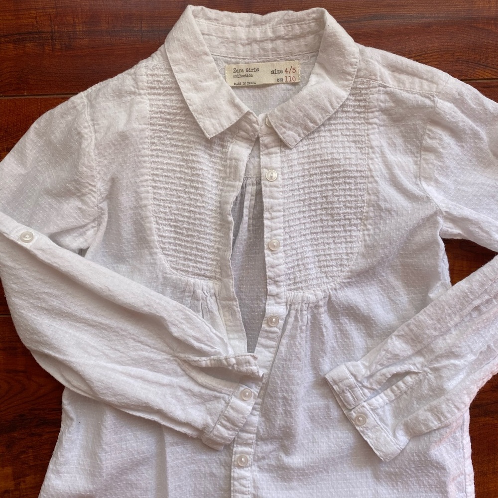 Zara girls top 4/5